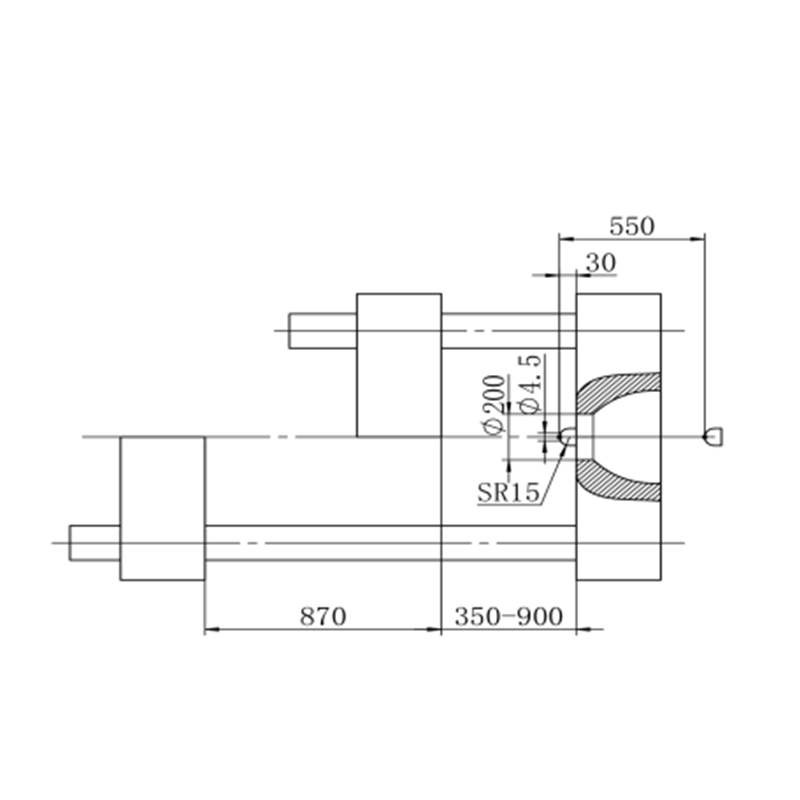 Große Spritzgießmaschine mit fester Pumpe SLA638